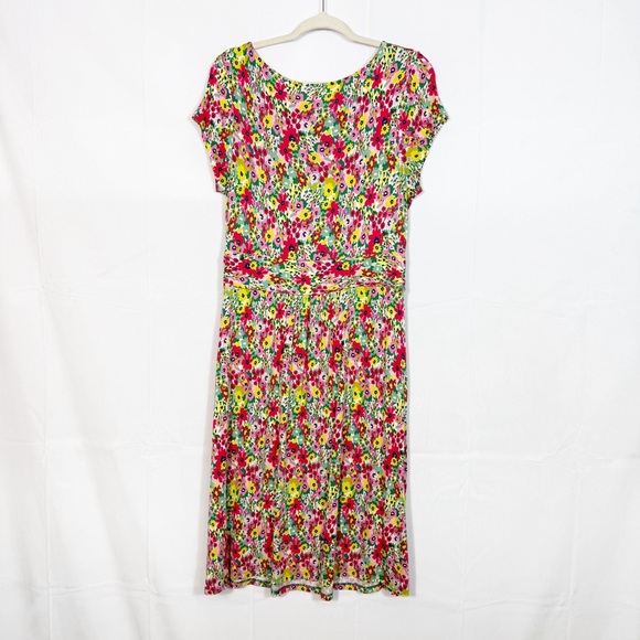Boden Amelie Jersey Dress Floral Preppy Coastal Beach - Picture 4 of 14